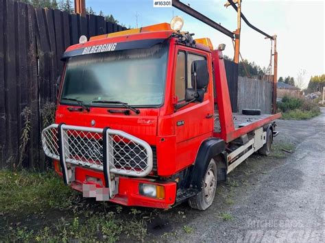 Mercedes Benz 814 Tow Truck W Winch And Lifting Cradle 1984
