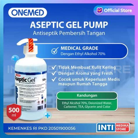 Jual ONEMED Aseptic Gel Pump Aseptic Gel Dispenser 500 Ml Di Seller