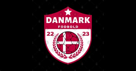Danmark Football Denmark Football Sticker Teepublic