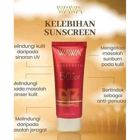 WAWA SUNCREEN ORIGINAL HQ Shopee Malaysia