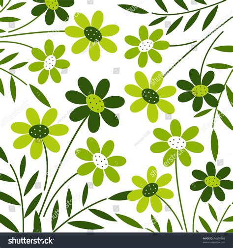 Vector Flower Background Design 54856768 Shutterstock