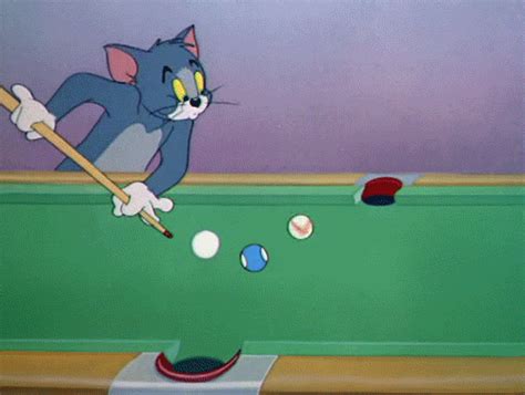 Tom And Jerry Cartoon Cue Ball Cat Tom And Jerry Tom Pool