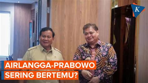 Airlangga Akui Sering Bertemu Prabowo Pertanda Koalisi