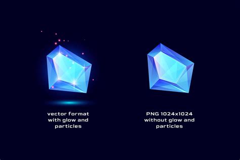 Gems Icon Vector Set Masterbundles