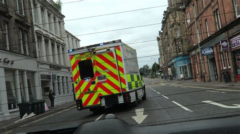 Scottish Ambulance Service Ambulance Responding Youtube