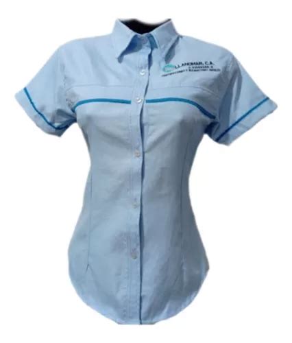 Camisa Tipo Columbia Oxford Empresas Bordados Uniformes Mercadolibre