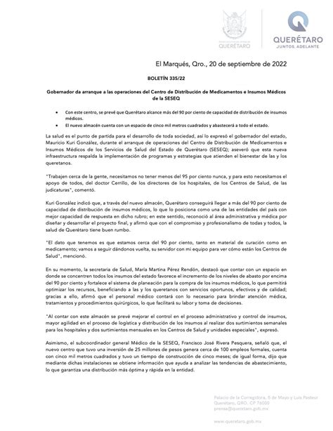 Ssalud Queretaro On Twitter Gobernador Da Arranque A Las Operaciones