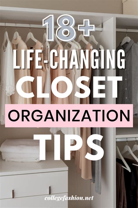 19 Closet Organization Tips For A Perfectly Organized Wardrobe Closet