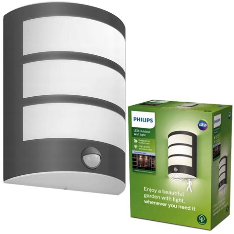 Philips Lampa Ogrodowa Led Kinkiet Elewacyjny Z Czujnikiem Python W