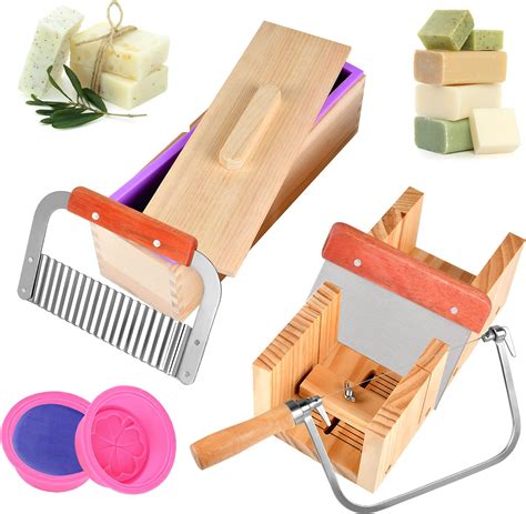 Amazon Pure Vie Adjustable Bamboo Soap Mold Loaf Cutter Mold Set