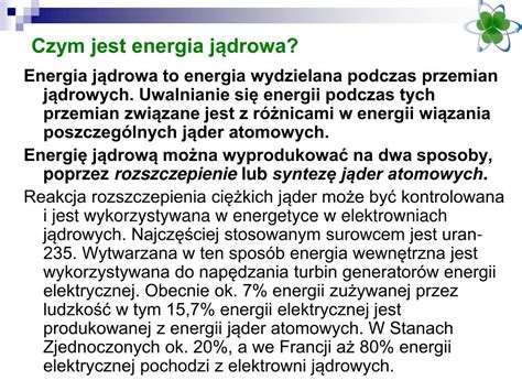 PPT Czym jest energia jądrowa PowerPoint Presentation free download