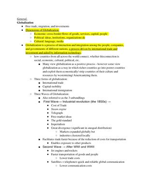 Sgs S Lecture Notes Key Terms Ethnocentrism The Tendency To