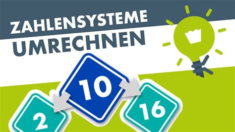 Zahlensysteme Umrechnen Teil Einfach Erkl Rt Dezimal Bin R