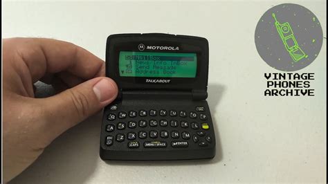 Motorola T900 Talkabout 2 Way Pager Sending Email Menu Browsing