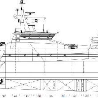 General Arrangement Patrol Ship Design (Side View) [3] | Download ...