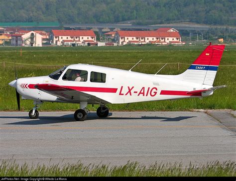 LX AIG Piper PA 28 161 Cadet Private Alfredo La Marca JetPhotos