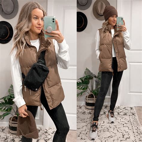 Dazy Zip Up Puffer Vest Coat Curated On Ltk Vest Outfits For Women