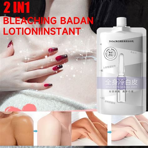 Jual 2 IN 1 Bleaching Badan Pemutih Lotion Whitening Cream Losion