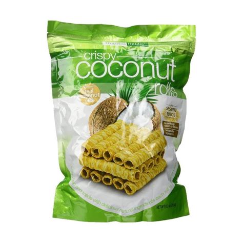 Crispy Coconut Rolls Tropical Fields 265 G 4ecoshop