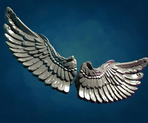 ArtStation - Wings sculpture | Resources