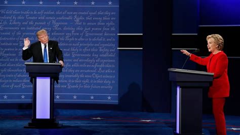 Clinton Trump Square Off In First Presidential Debate