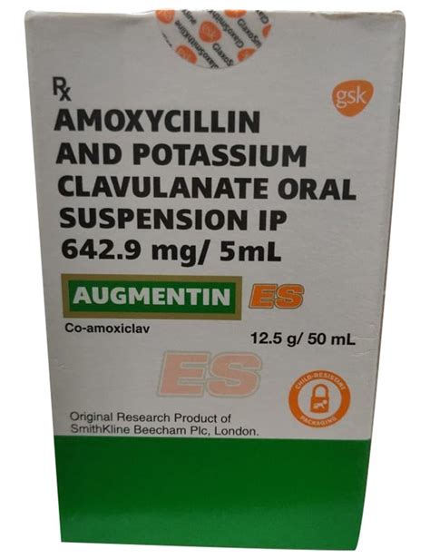 Augmentin Amoxycillin And Potasssium Clavulanate Oral Suspension At Rs