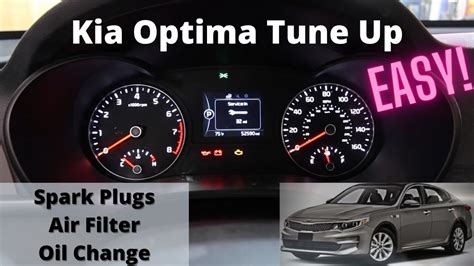 Fourth Gen Kia Optima L Gdi Tune Up Spark Plugs Air