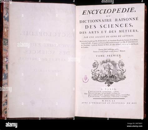 Enciclopedia O Diccionario Razonado De Las Ciencias Las Artes Y Los