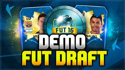 Fifa 16 Demo FUT Draft YouTube