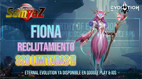 Eternal Evolution Fiona Evento de Reclutamiento en Español YouTube