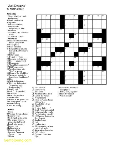 Answers To Usa Today Puzzles Usa Today Crossword Super Chall