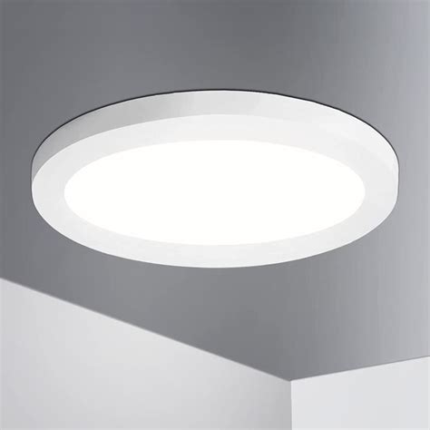 LED Plafonnier 12W Extra plat 800lm Ø170mm Rond Remplace env