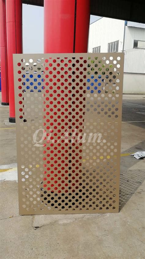 perforated corrugated aluminum panels、3mm aluminum perforated panel