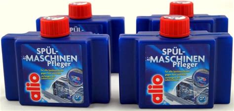 4 x 250 ml Spülmaschinen Reiniger 1000 ml Maschinen Pfleger