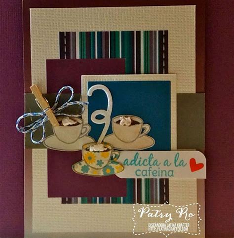 Latina Crafter Sellos En Espa Ol M S Inspiraci N Con El Reto De Mayo