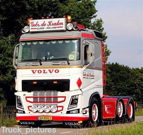 Volvo Fh Truck Parked On The Road