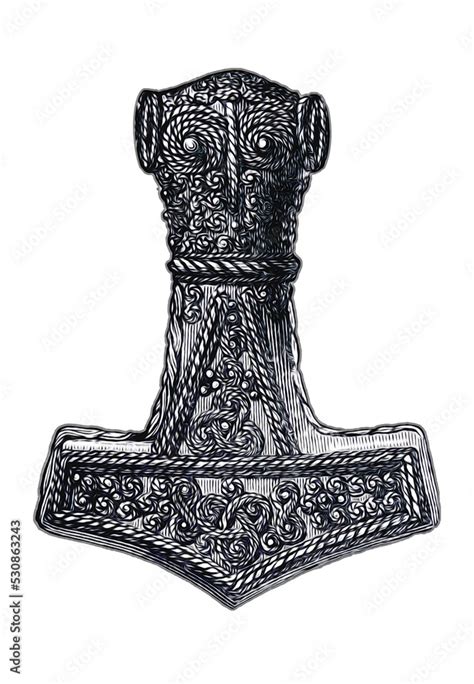 Thors hammer, Triquetra, Mjolnir, Norse mythology, viking, Celtic ...