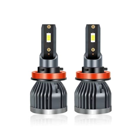 Set 2 Becuri Led Auto H4 Ledbec 40w Lumina Alba 8000k Super Slim