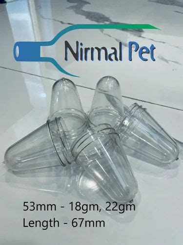 Ropp Transparent Mm Gm Pet Jar Preform Gms Ml At Rs