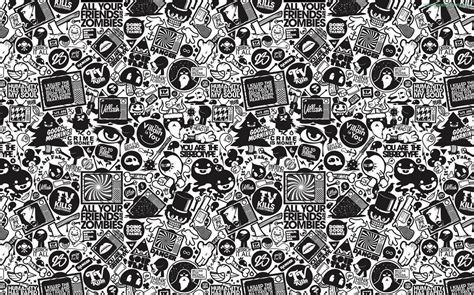 Black and White Doodle Wallpapers - Top Free Black and White Doodle ...