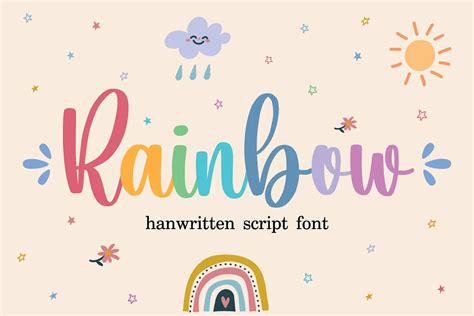 Rainbow Font - Download Free Fonts