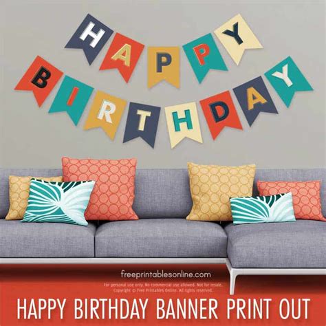 Happy Birthday Banner Printable Ubicaciondepersonas Cdmx Gob Mx