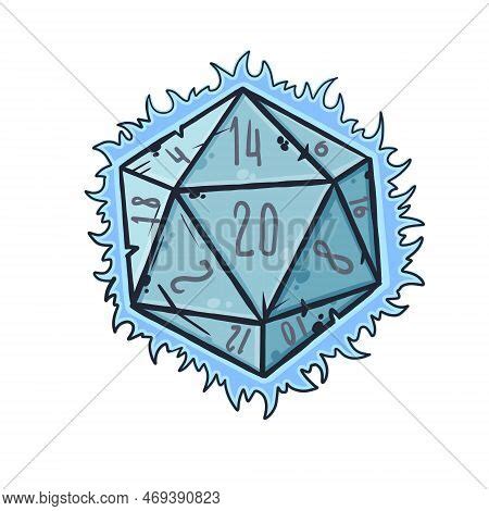 Dice D20 Playing Dnd Vector Photo Free Trial Bigstock