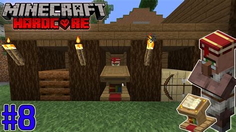 Villager Einsperren Und Erste Trading Hall Minecraft Hardcore Mit