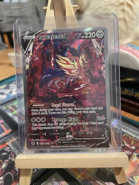 POKÉMON TCG ZAMAZENTA V Crown Zenith Galarian Gallery GG54 GG70 Holo