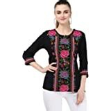 Buy SAAKAA Women S Top KSV000165 XS Black X Small At Amazon In