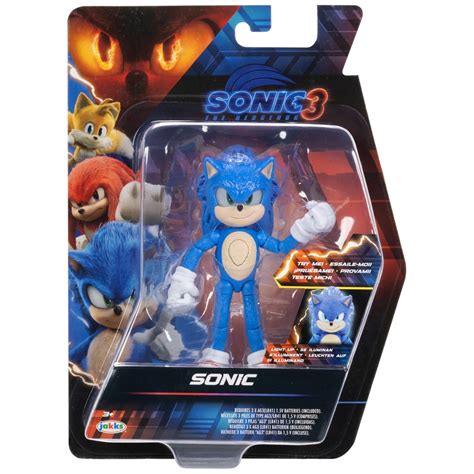 Sonic the Hedgehog 3 12cm Light-Up Sonic Figure | Smyths Toys Ireland