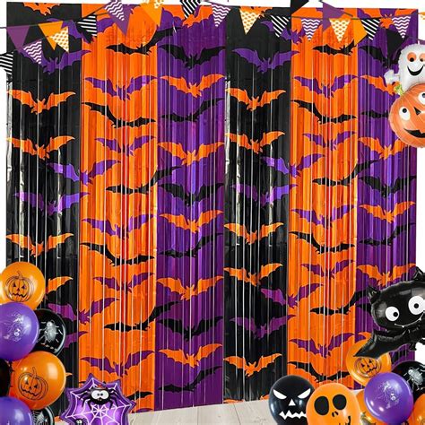 Amazon Fitumiw Halloween Party Decorations 3 Pack 3 3x6 6ft Bat