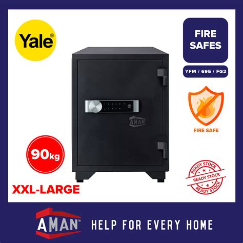 Yale Safe Box Document Fire Safe Fire Proof Electronic Digital Safety