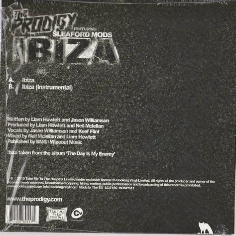 The Prodigy Feat Sleaford Mods Ibiza Limited Edition Glow In The Dark